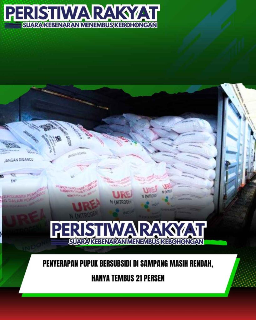 Penyerapan Pupuk Bersubsidi di Sampang Masih Rendah, Hanya Tembus 21 Persen