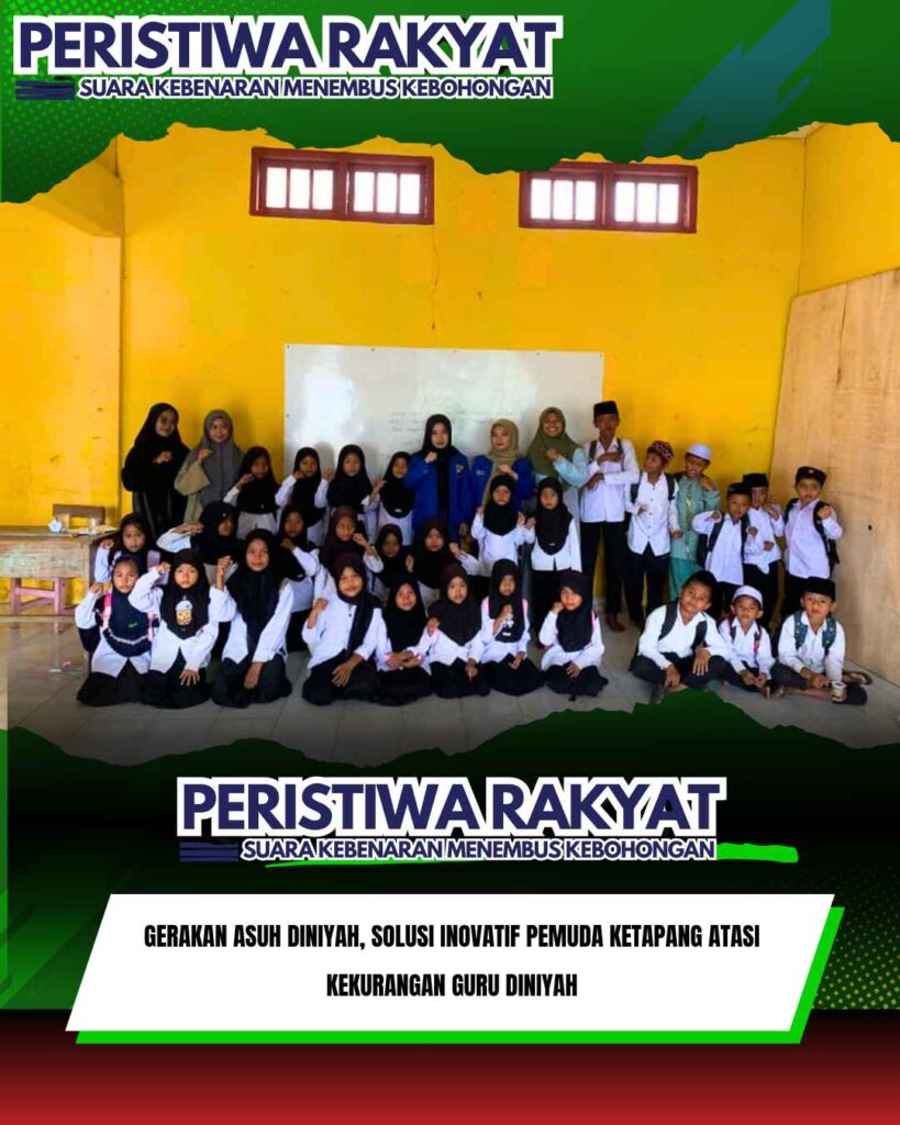Gerakan Asuh Diniyah, Solusi Inovatif Pemuda Ketapang Atasi Kekurangan Guru Diniyah